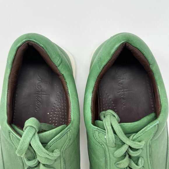 Cole Haan Air Conner Shoes Mens 11.5 M Green Leather Casual Comfort Sneakers - Picture 12 of 16